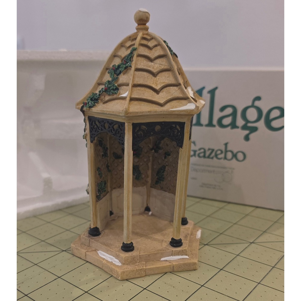 Department 56 Snow Village Gazebo Christmas Accessory with Original Box
